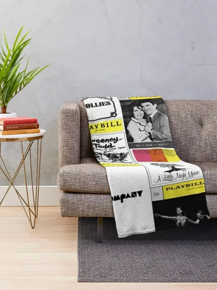 Musical Playbills Throw Blanket For Baby Personalized Gift Decorative Sofas Blankets