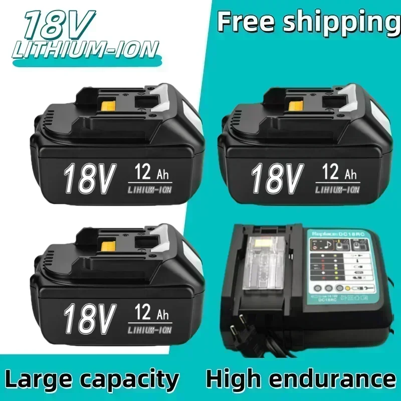 For Makita 18V Battery Rechargeable Battery 18650 Lithium-ion Cell Suitable For Makita Power Tool BL1860 BL1830 LXT400 BL1850