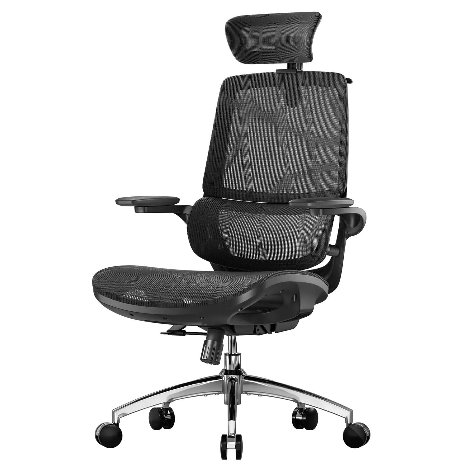 Ergonomic Office Chair, Dual Backrest, Adaptive Lumbar Support | 3D Flip-Up Armrests, Full Breathable Mesh,, Customized