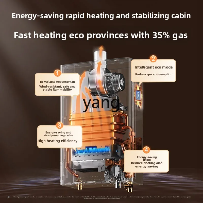 CX คงที่อุณหภูมิเครื่องทําน้ําอุ่นแก๊สไฟฟ้า Antifreeze แก๊สธรรมชาติ Strong Discharge 13 ลิตร 16 ลิตร S6S