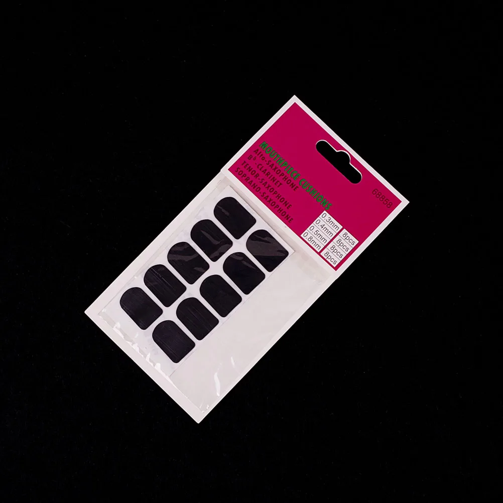 

10 Pcs Patch Saxophone Tooth Pad Mouthpiece Adhesive Pads Silica Gel Patches Clarinet