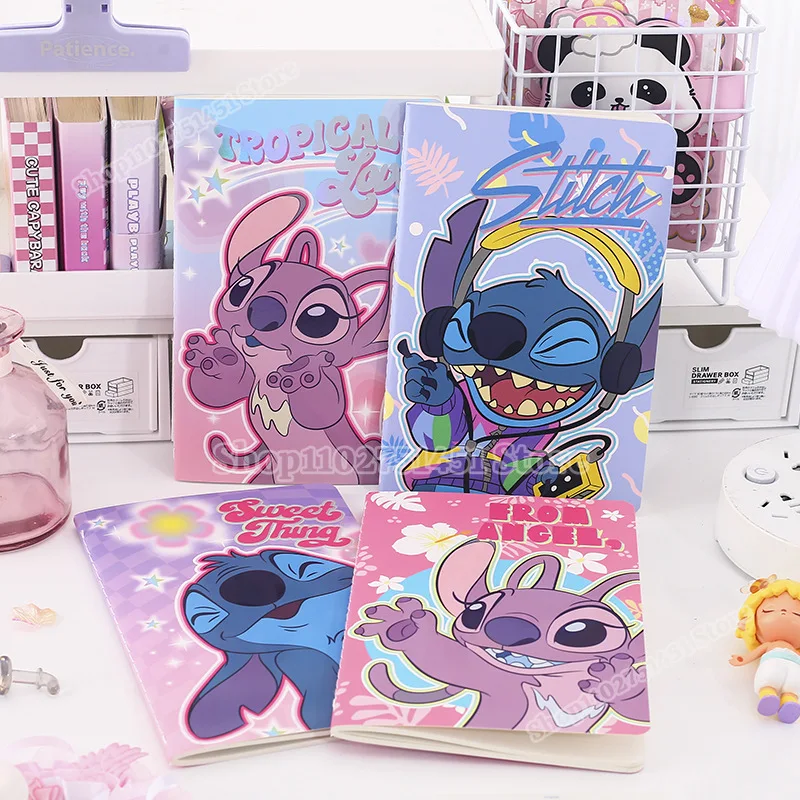 Śliczne notesy Disney Stitch Bloki do pisania dla dzieci Dziennik dla dzieci Planner Książki A5 Lilo & Stich Draft Diary Artykuły szkolne Prezent