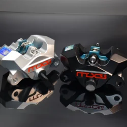 Motorcycle Brake Caliper 2 Piston 84mm Pitching Universal Front Rear Wheel For Pitbike Street Scoote Bike Dirtbike Disc Caliper
