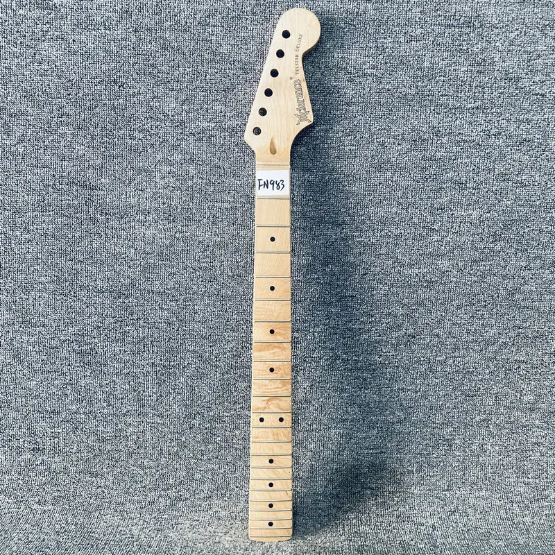 FN983  Custom Order 6 String Electric Guitar Neck Natural Maple for ST Guitar Replace Tremolo Guitar Replace USE with Damages