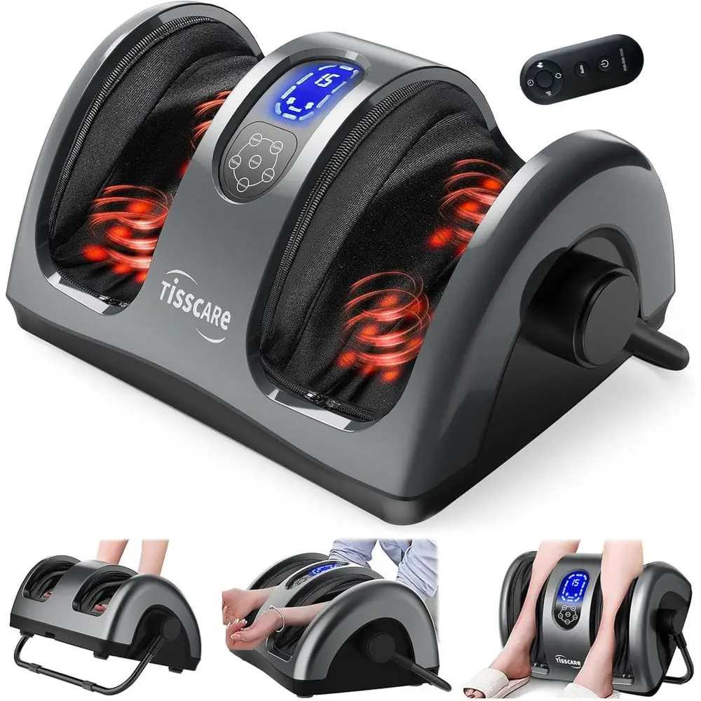 

Heated Shiatsu Foot Massager for Plantar Fasciitis Relief, Ideal for Circulation and Pain, FSA/HSA Eligible, Great Home/Office G