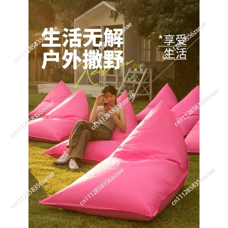 Outdoor lazy tatami bean bag waterproof sofa outdoor party bar arrangement music festival recliner seat