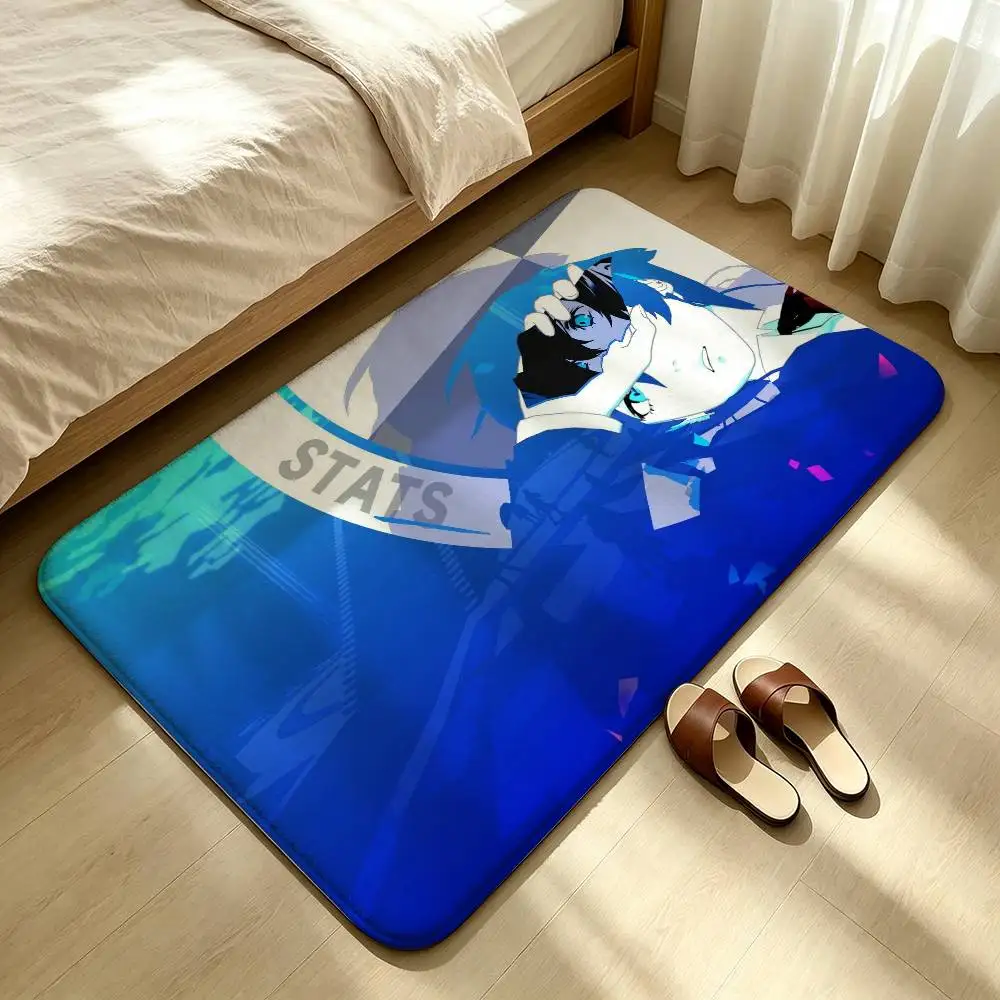 Makoto - Persona 3 Aigis P3 Shower Room Absorbent Small Floor Mat Soft Comfortable Decorative Foot Mat