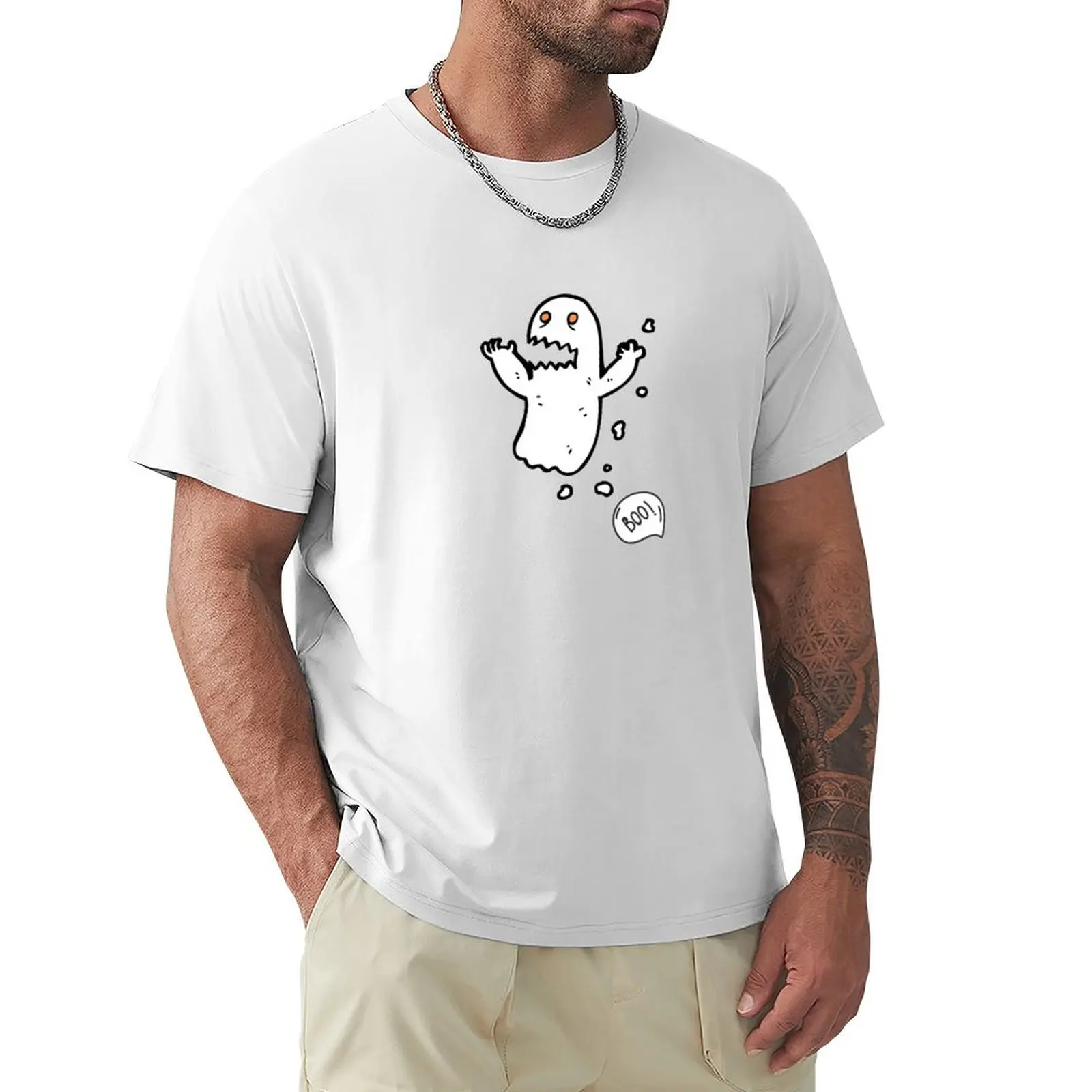Boo T-shirt oversizeds summer clothes Men's t-shirt