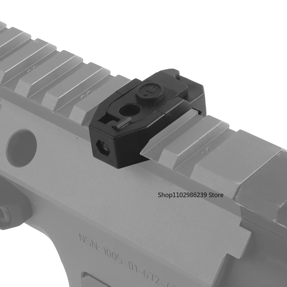 Tool Carrier Tactical Picatinny Rail-Mounted Portable Multi-Tool Compatible with PEQ Devices, Night Vision, and Aiming Modules