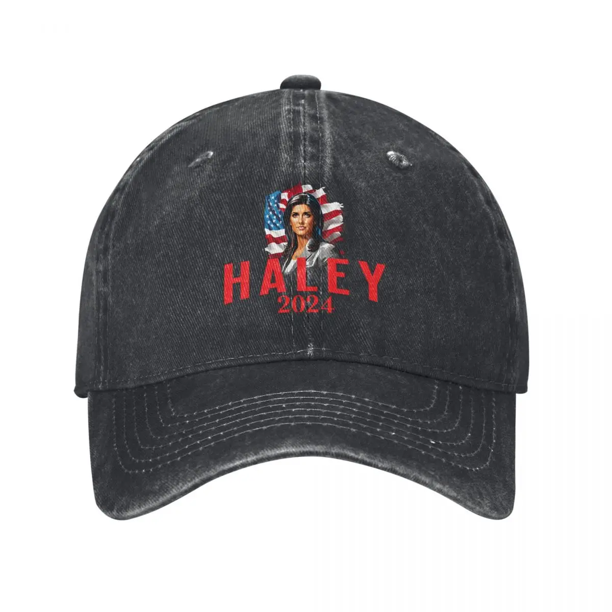 Summer Cap Sun Visor 2024, Artistic Portrait Hip Hop Caps Nikki Haley Cowboy Hat Peaked Hats