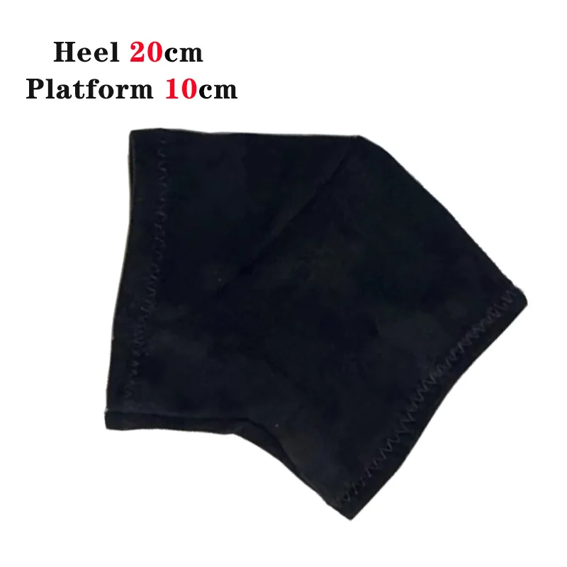 

Ботинки на каблуке 20 см, замшевые женские ботинки с коротким рукавом, износостойкие эластичные стальные трубы, защита для танцев и студентов
