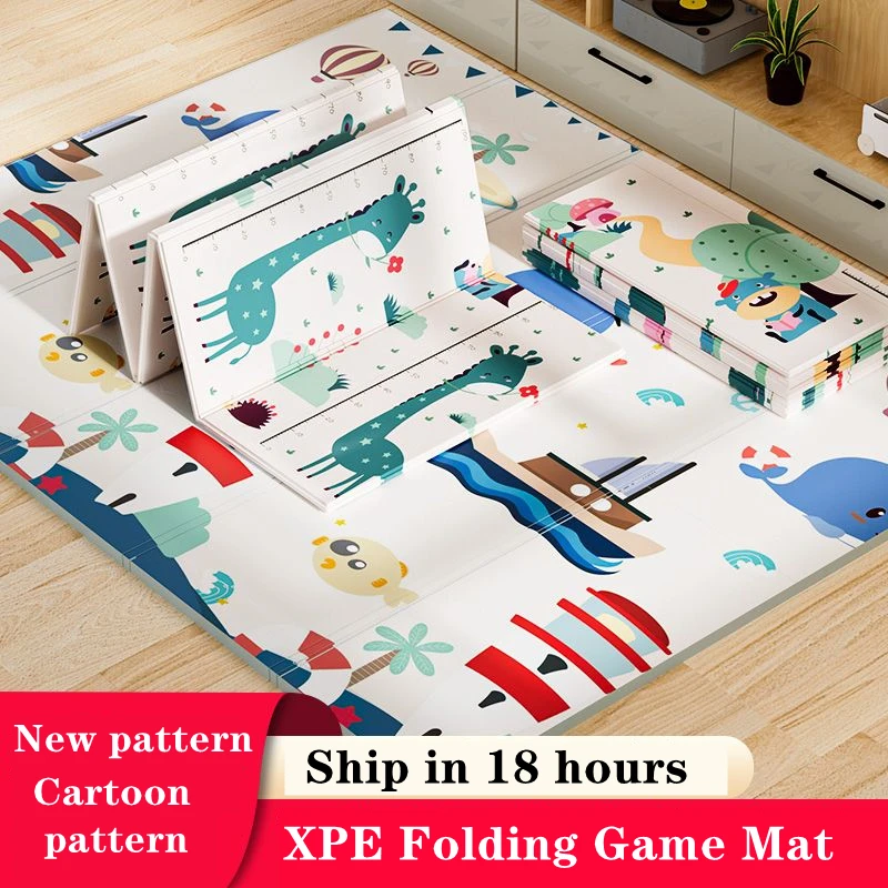 

XPE Non-toxic Baby Play Mat Waterproof Soft Floor Playmat Foldable Crawling Carpet Kid Game Activity Rugs Folding Blanket Toys