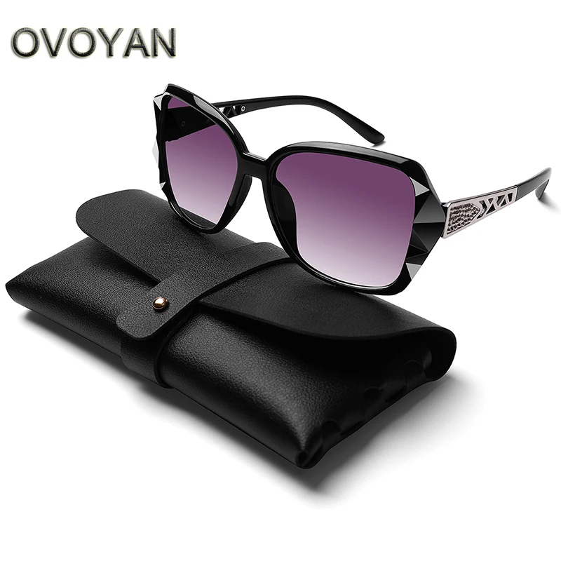 

OVOYAN Oversized Cat Eye Sunglasses Women Luxury Brand Glasses Women 2023 Designer Eyewear Women Retro Lentes De Sol Mujer UV400