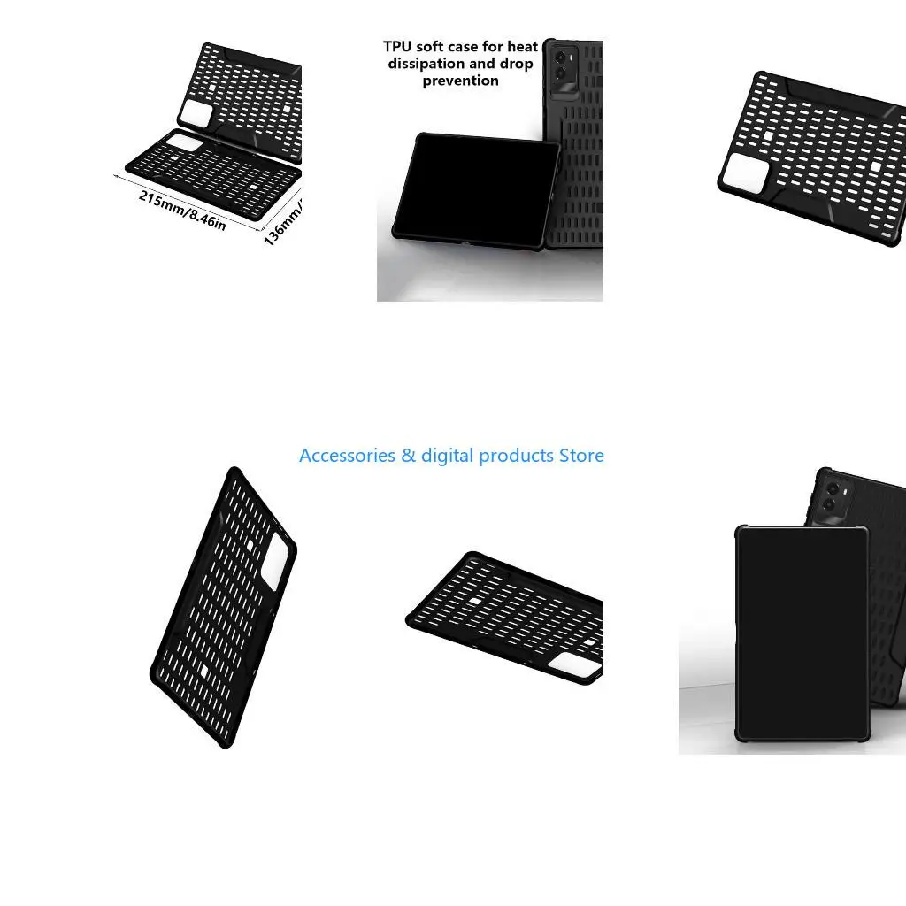 77JD Soft TPU Rubber Case for Legion Y700 Gen3 8.8Inch Game Tablet Scratch Resistant Cover Easy Access To All Functions