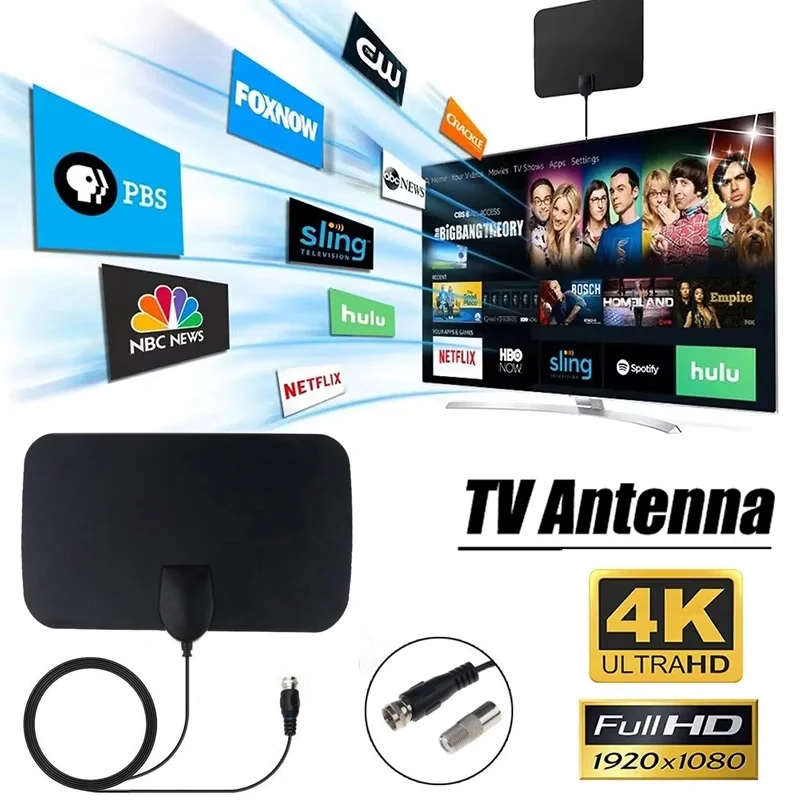 Home RV Television Accessory TV Signal Receiver High Gain Signal Booster For Global Digital TV RV Flat Aerial Design Accessories