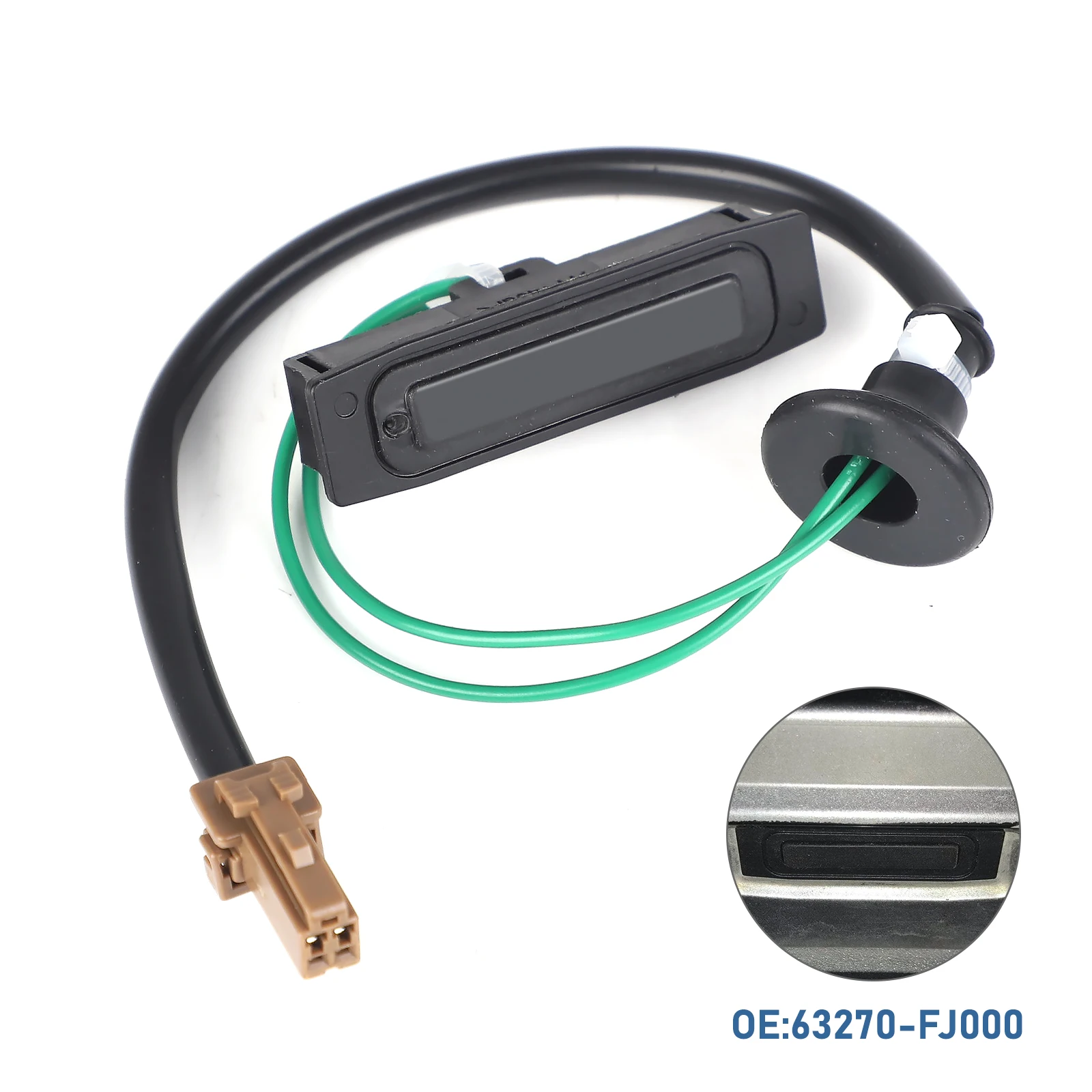 

63270FJ000 63270FG001 Trunk Button Tailgate Handle Release Switch For 2012 2013 2014 2015 2016 2017 Subaru Impreza Crosstrek