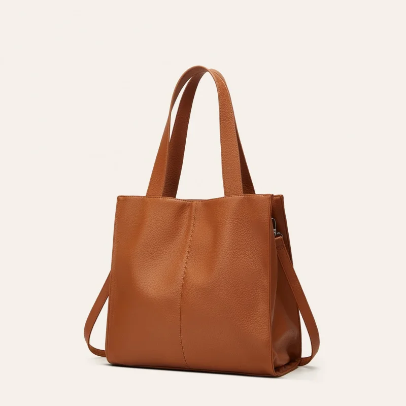 

Ladies' single - shoulder tote bag with a laptop compartment, a large - capacity commuting bag