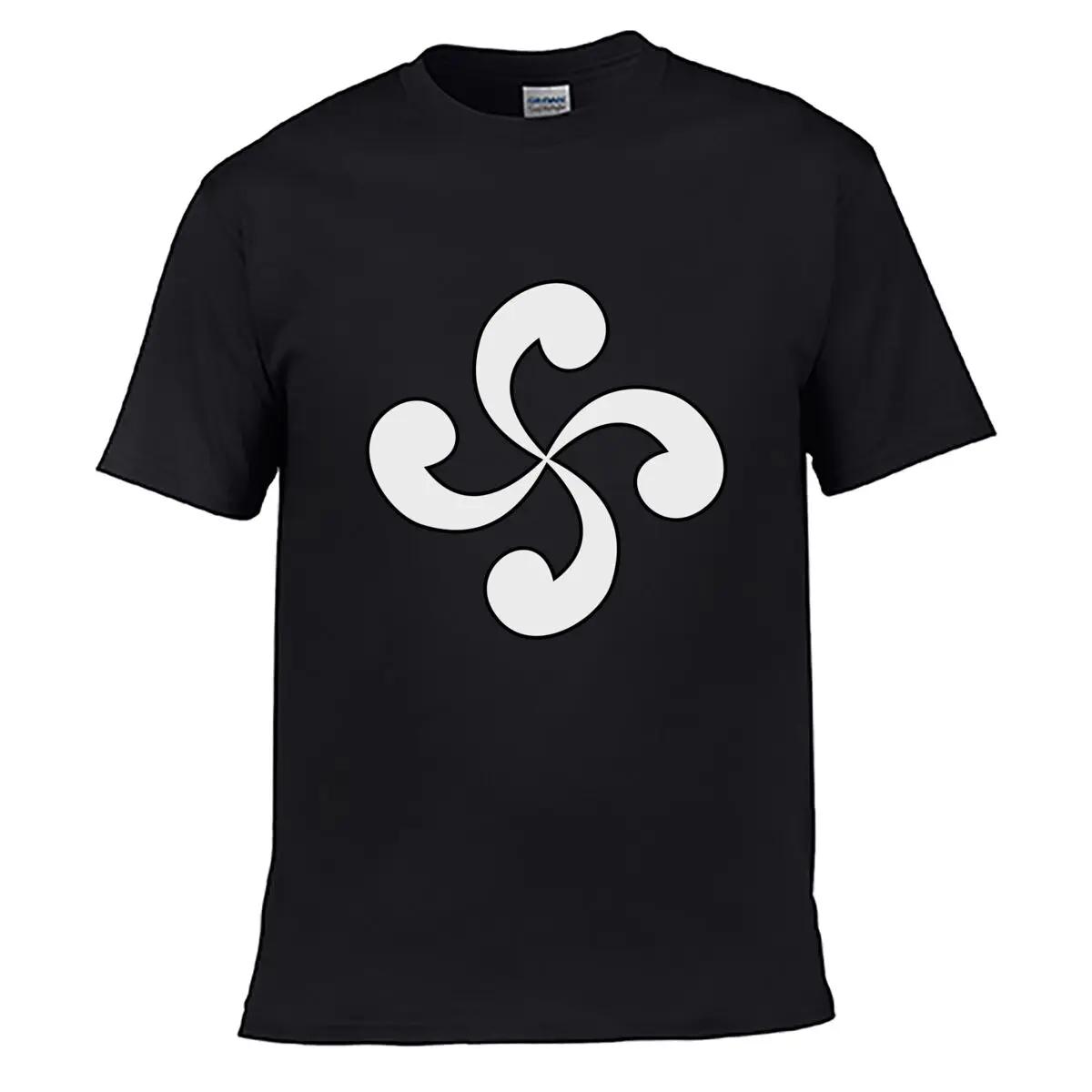 Lauburu Basque Cross Symbol short-sleeved T-shirt