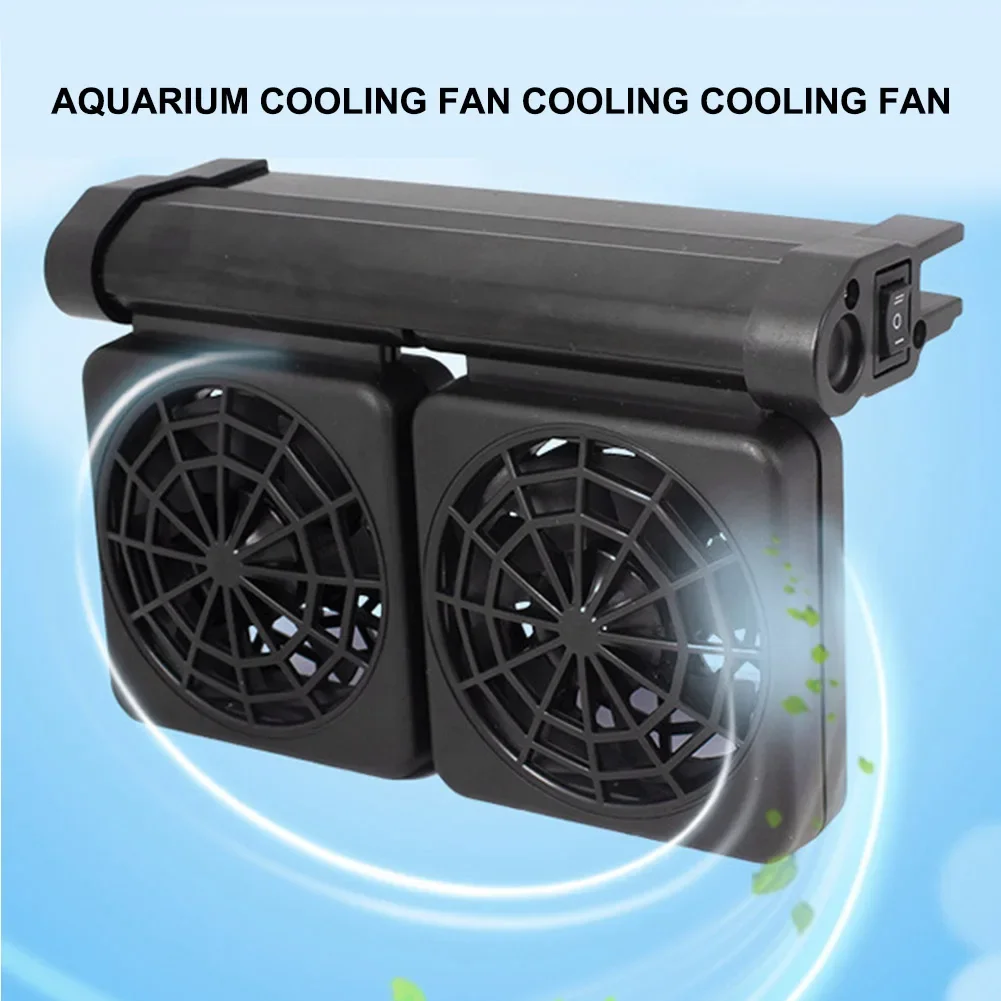 1/2/3/4 Fans Aquarium Cooler Adjustable Wind Cooling Fan Water Chiller Cold Wind Maker for Fish Tank Temperature Controller