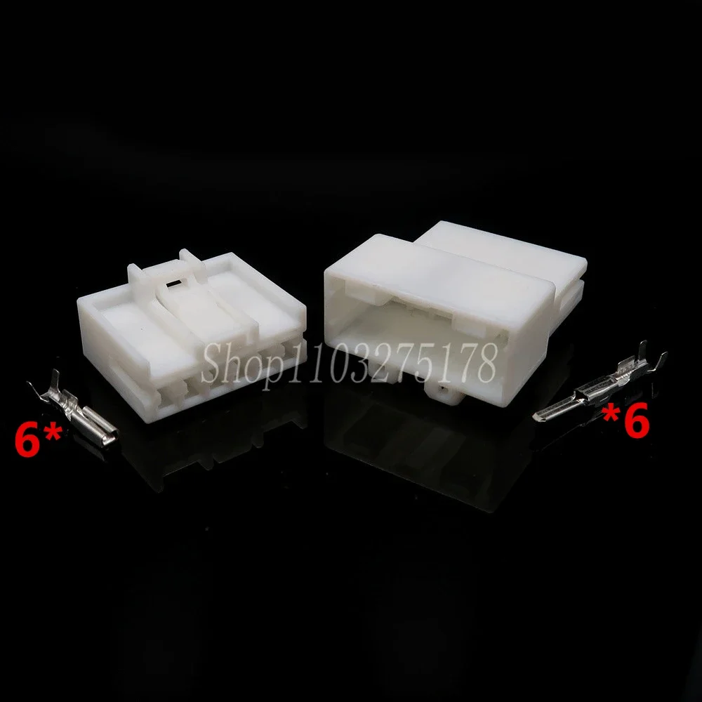 1 Set 6 Pin 936230-1 936240-1 Car Wire Harness Connectors Electronic Cable Sockets with Terminals