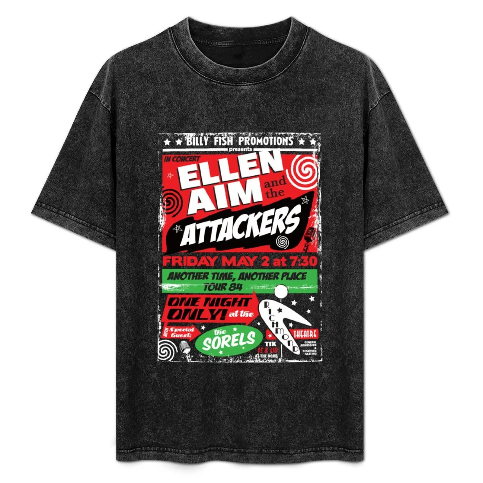 

Ellen Aim and the Attackers T-Shirt Daily Wear Plain Short Sleeve Shirt