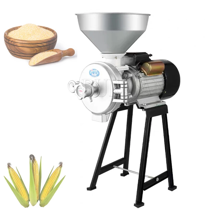 CornFlour Pulverizer Superfine Grinding Machine Grinder Dry  Wet Grain Crusher Mill Machine