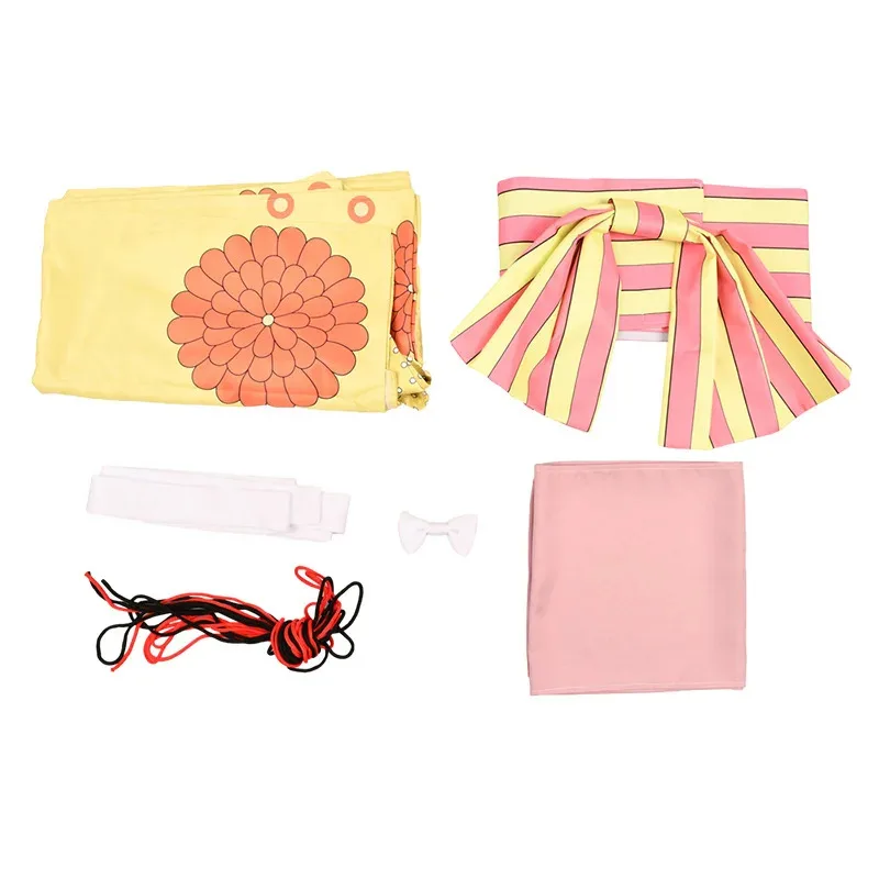 أزياء أنيمي وانو كونتري أو-كيكو يوكاتا كيمونو التأثيرية لحفلات الهالوين كرنفال بدلة تمويه لعب الأدوار للبالغين؛ 6'x,9;y'