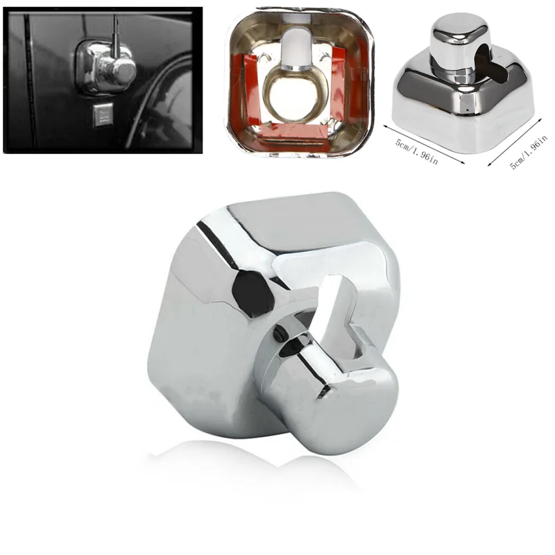 Car Antenna Base Cover Car Antenna Base Bezel Decorative Cover For Hummer H3 Sport 2005-2010 Chrome Moulding Trim - Image 3