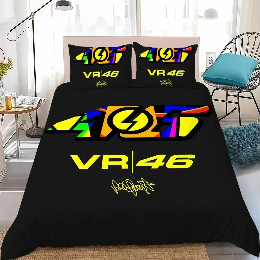 Moto R-Rossi 46 Duvet Cover Set Soft Wash Cotton Bed 3 Piece Summer Comfortable Student Dormitory Home Bedding