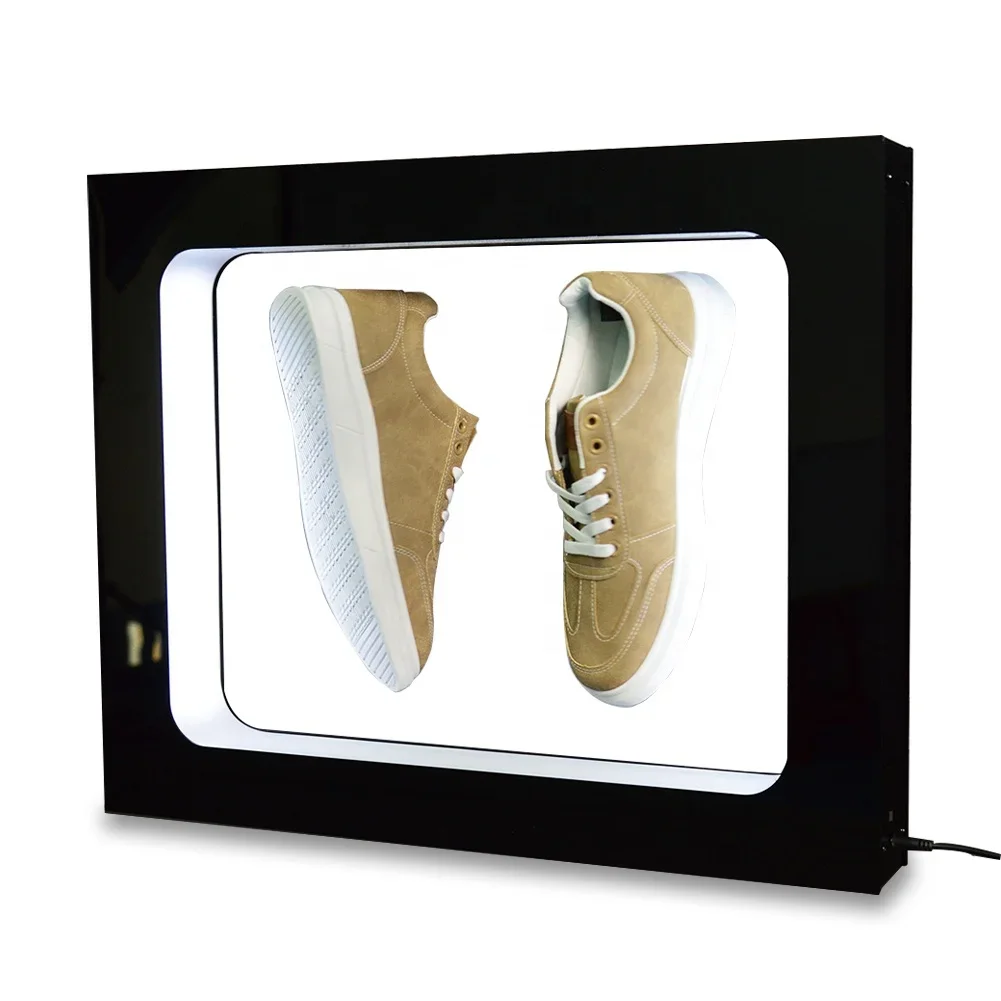 High Quality Rotating Magnetic Levitating Floating Shoe Display Spin Sneaker Levitating Sneaker Display