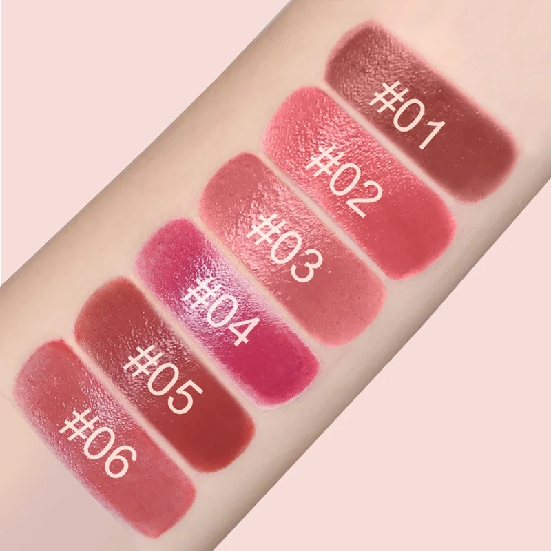 Gemakkelijk Kleuring Glans Lippenstift Blijvende Naakt Rode Lipsticks Lip Krijt Hoog Gepigmenteerde Waterdichte Hydraterende Lip Stick Lippen Make-Up