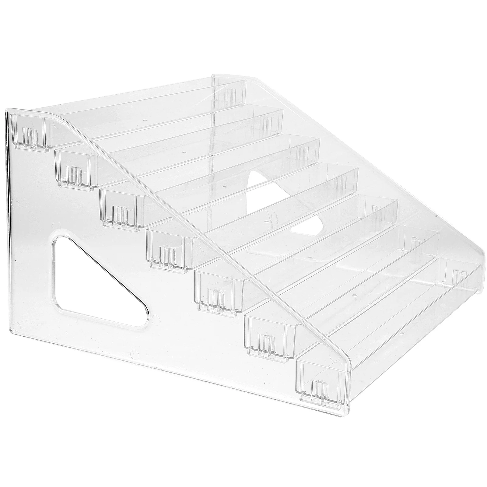 

Detachable Acrylic Lipsticks Display Rack 7-Layer Makeup Organizer Nail Polishes Storage Holder Desktop Storage Stand