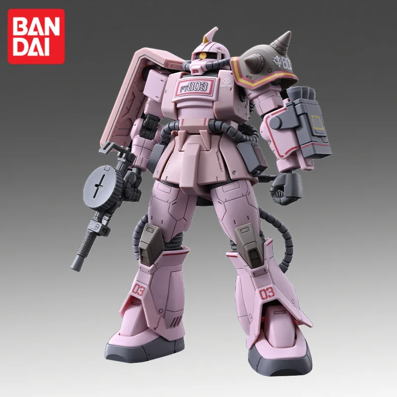 

In Stock Bandai Original Gundam Model Hg 1/144 Zaku Desert Type Action Figure Model Doll Brand New Boxed Anime Characters Toys
