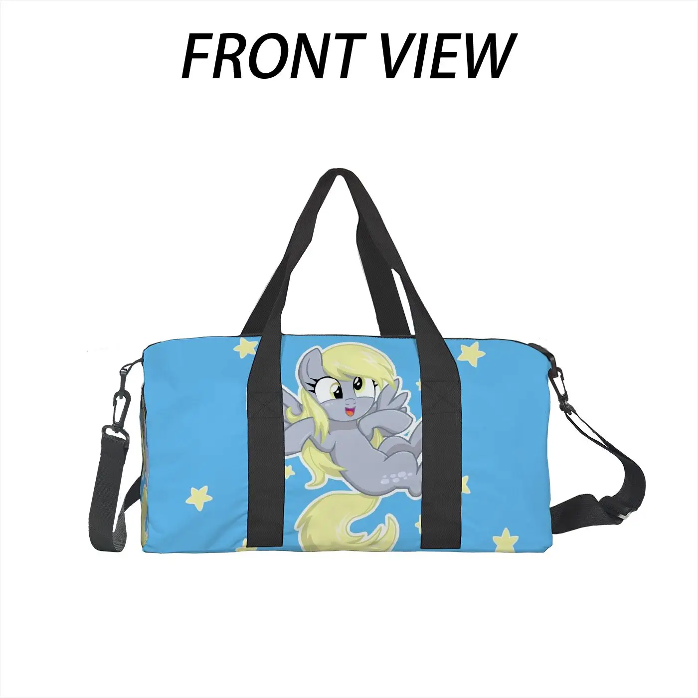 

1 шт. Сумка через плечо с милым принтом My Little Pony Ditzy Doo, большая вместимость, подходит для школы, отдыха и путешествий