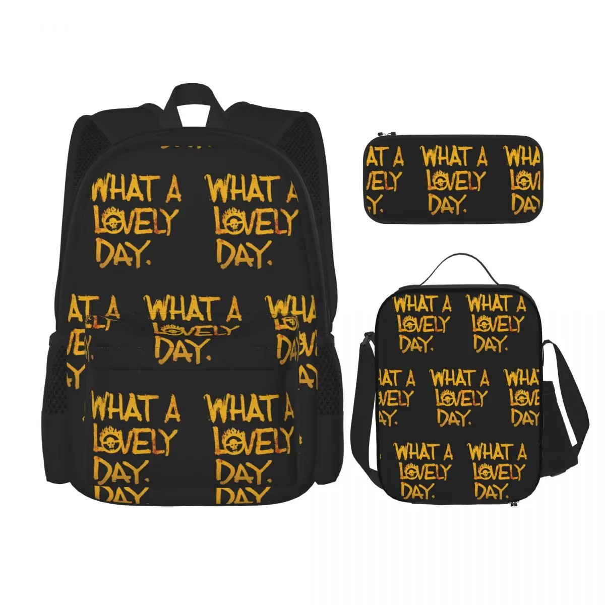 

Mad Max Fury Road Backpacks Kids Bookbag School Bags Rucksack Lunch Bag Pen Bag Three-Piece Set