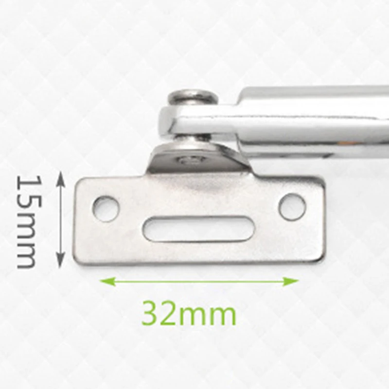 Indoor Cabinet Hinges Household Silver Door Lift Up Support Screw 1 Pair Folding Cupboard Replacement Hardware