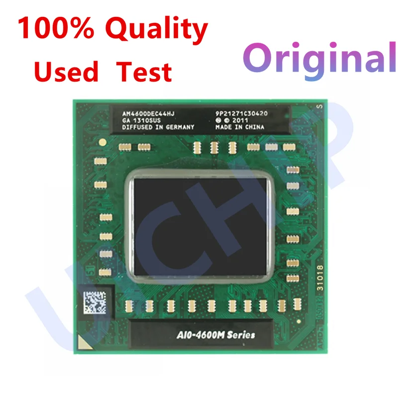 A10-Series A10-4600M A10 4600M 2.3 GHz Used Quad-Core Quad-Thread CPU Processor AM4600DEC44HJ Socket FS1