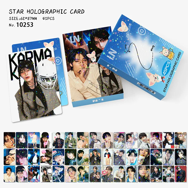 SKZOO 45 ensemble de cartes photo ciel étoilé, groupe Stray Kids et cartes individuelles, nouvelles cartes étoiles spéciales à collectionner, cadeau d'anniversaire LOMO
