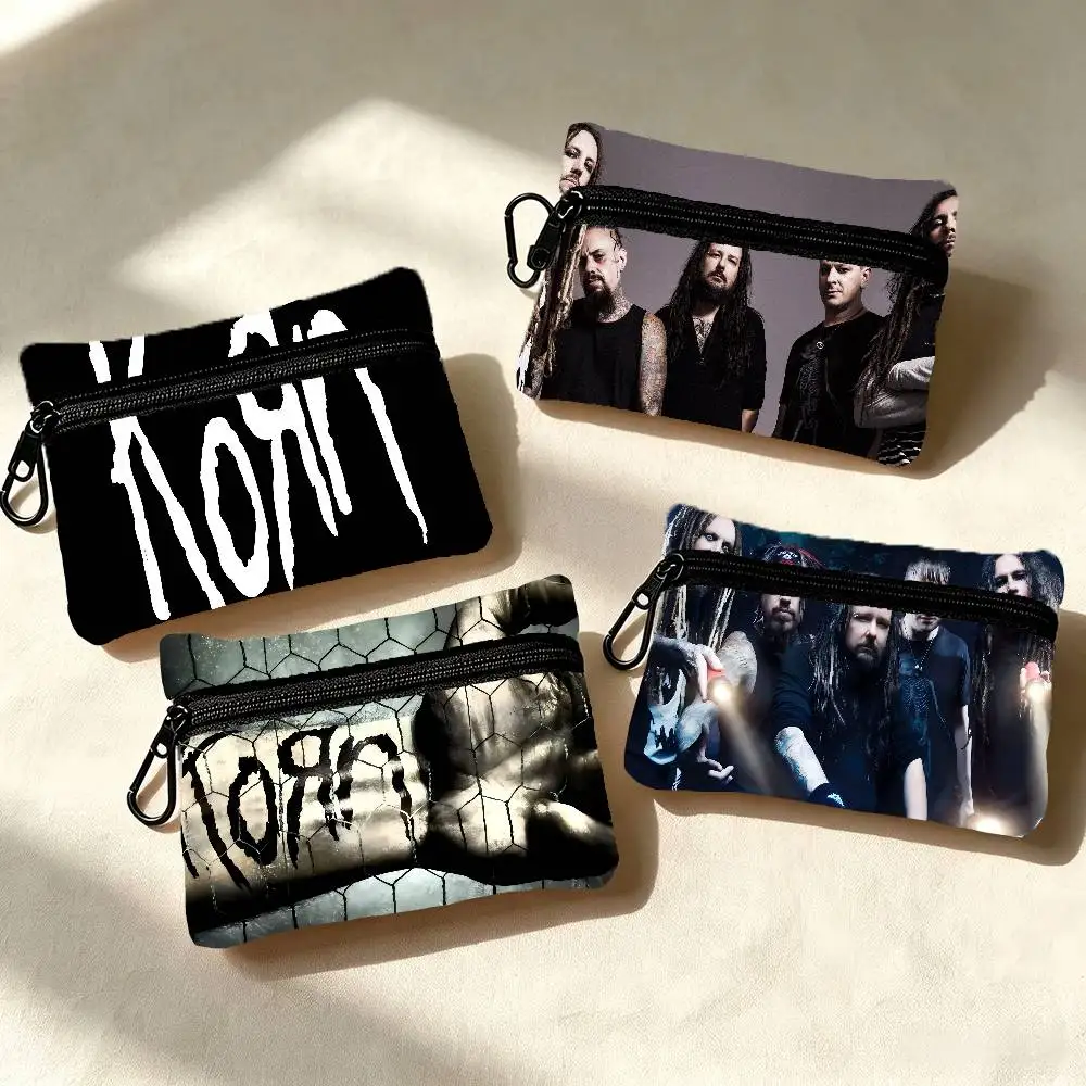 Rock Band Korn Coin Purses Cute Wallet Women Leisure Zipper Coin Pouch Lady Cases Giirls