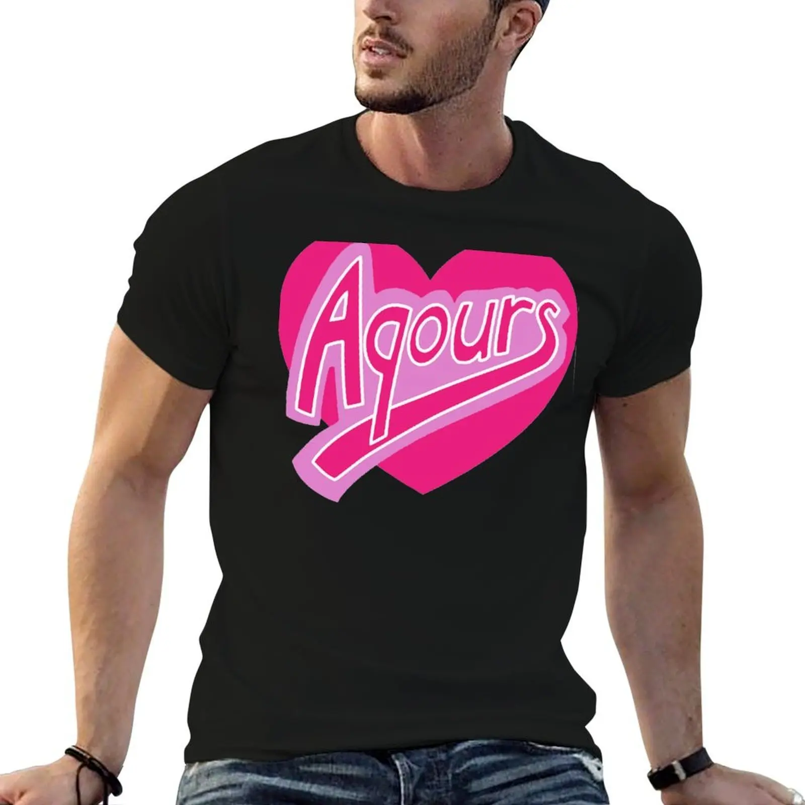 Miracle Wave - T-Shirt Aqours pour homme, t-shirt d'été décontracté pour homme, t-shirt drôle en coton