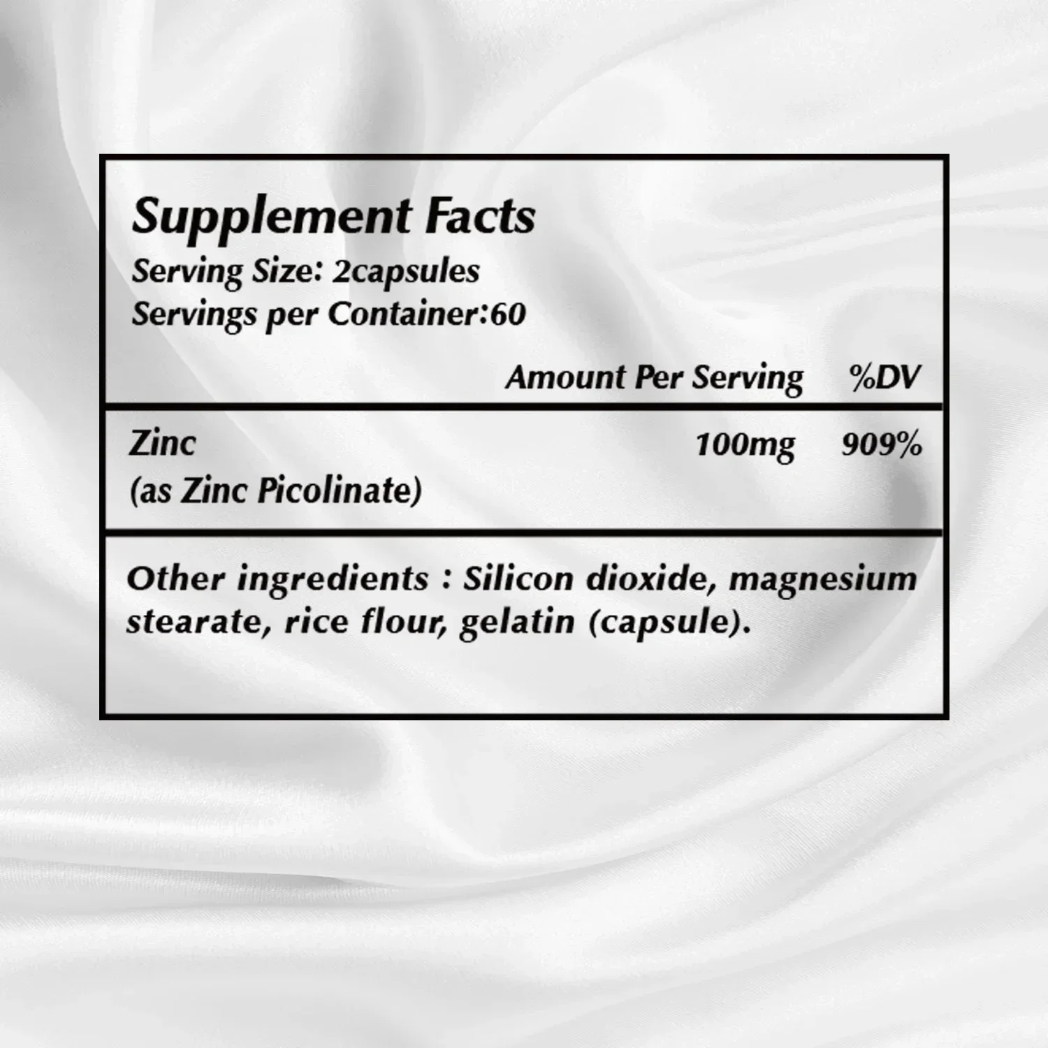 Zinc Picolinate Capsules - Boosts Immune Support, Sleep & Energy