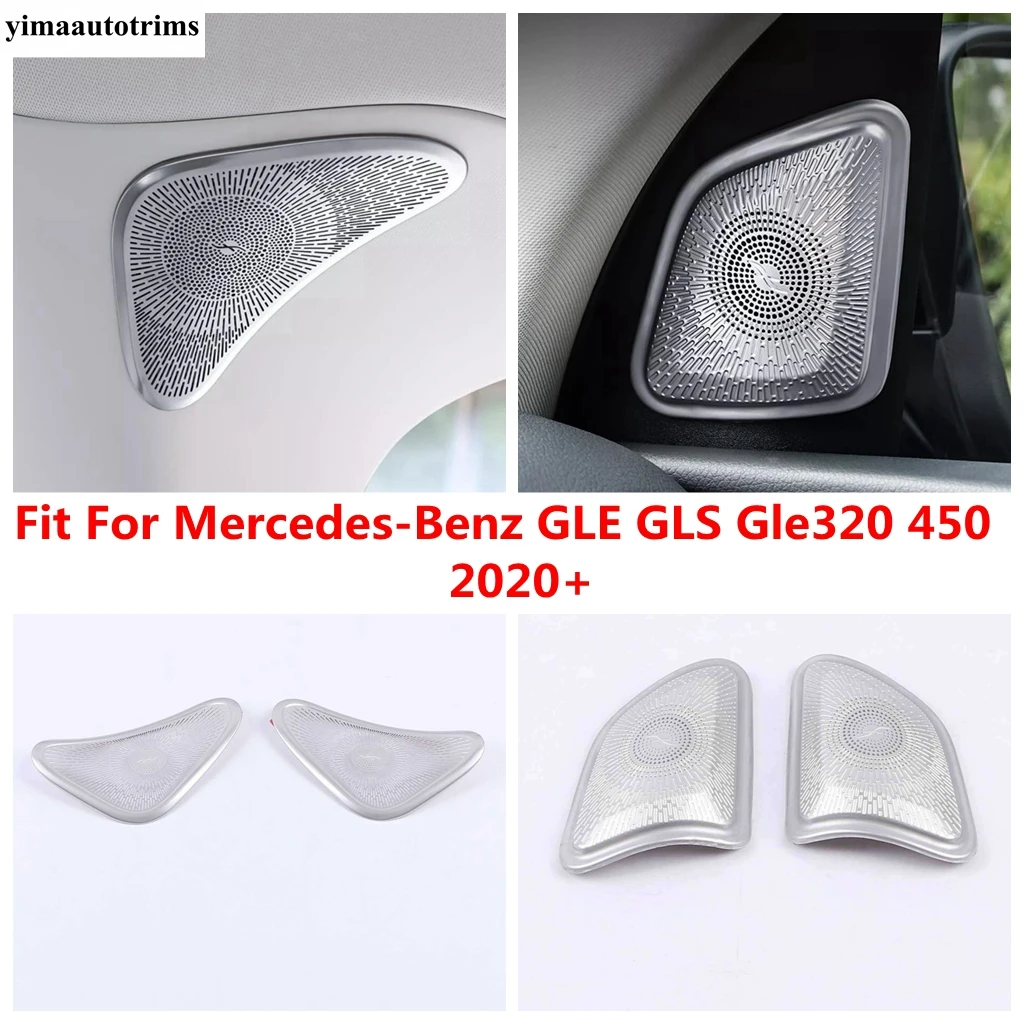 

Car Front A C Pillar Audio Speaker Horn Sound Frame Cover Trim Accessories Fit For Mercedes-Benz GLE GLS Gle320 450 2020 - 2023