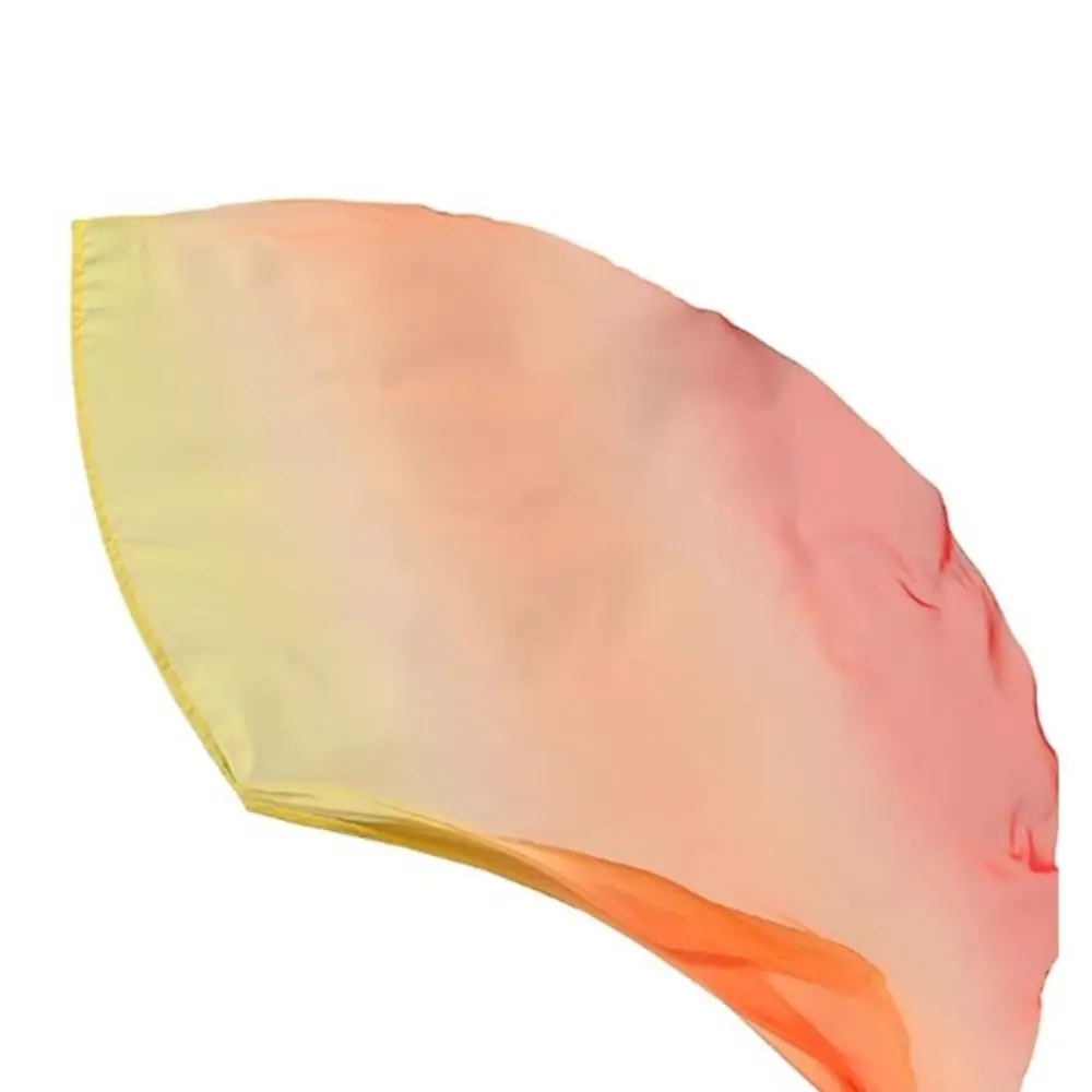 with Telescopic Sticks Belly Dance Accessories Props Multicolor Dance Party Semi-circular Flags Lightweight Scalable Rods