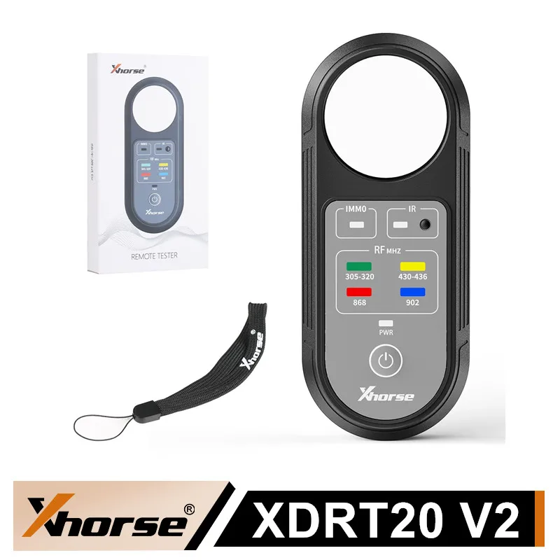 

Xhorse XDRT20 V2 Частотный тестер Инфракрасное обнаружение сигналов для 315 МГц 433 МГц 868 МГц 902 МГц