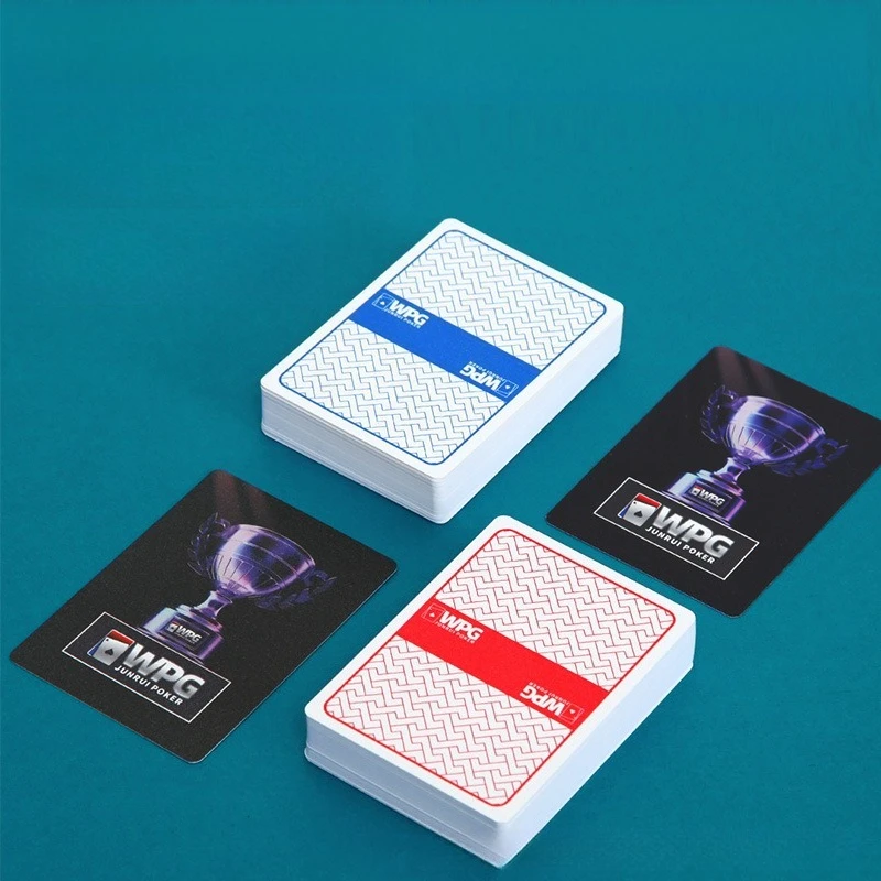 

Пластиковые карты для покера Техасский Холдем, специальные для соревнований, из ПВХ, с крупными символами, водонепроницаемые, устойчивые к сгибанию, WPT Poker