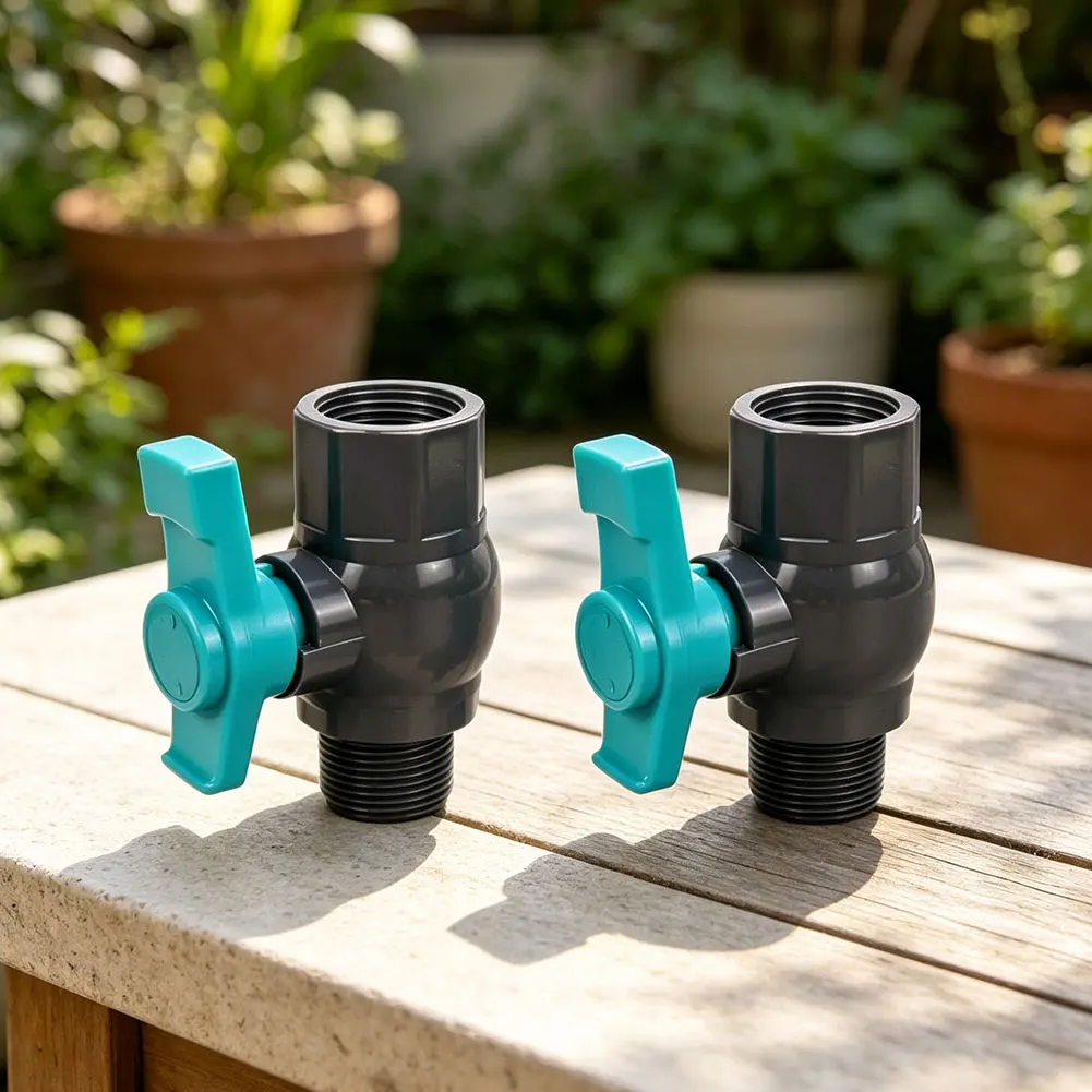 PVC Ball Valve Designed for 1-Inch Pipe with External Internal NPT Threads for Pool Spa and Irrigation Systems
