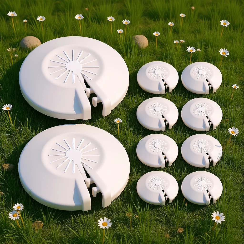 10 قطعة غطاء الرش الحريق لوحات العالمي البلاستيك Escutcheon لوحات الحائط القابلة للإزالة أغطية حماية لرؤوس رشاشات النار