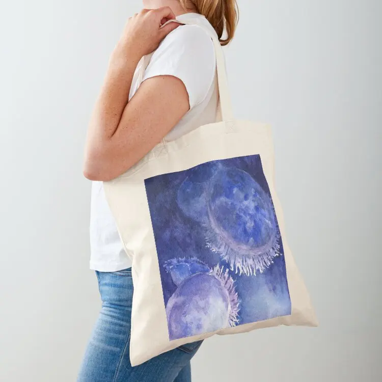 

Watercolor Moon Jellyfish at the Seattle Aquarium Tote Bag Women's bags hand bags personalized tote Beach bag