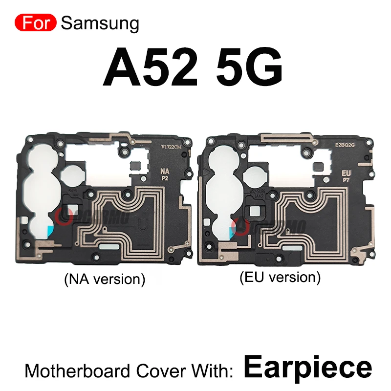 Motherboard Main Board Cover With Earpiece Speaker Flex Cable Loudspeaker For Samsung Galaxy A52 5G Repair Replacement Parts