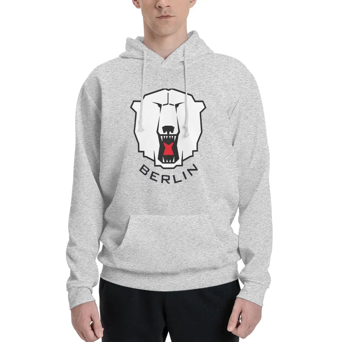 Eisbaren Berlin Polyester Hoodie Men's Sweatershirt Warm Dif Colors Sizes